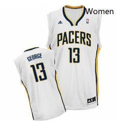 Womens Adidas Indiana Pacers 13 Paul George Swingman White Home NBA Jersey Womens Adidas Indiana Pacers 13 Paul George Swingman White Home NBA Jersey
