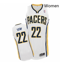 Womens Adidas Indiana Pacers 22 T J Leaf Authentic White Home NBA Jersey Womens Adidas Indiana Pacers 22 T J Leaf Authentic White Home NBA Jersey