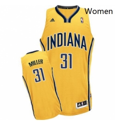 Womens Adidas Indiana Pacers 31 Reggie Miller Swingman Gold Alternate NBA Jersey Womens Adidas Indiana Pacers 31 Reggie Miller Swingman Gold Alternate NBA Jersey
