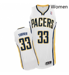 Womens Adidas Indiana Pacers 33 Myles Turner Authentic White Home NBA Jersey Womens Adidas Indiana Pacers 33 Myles Turner Authentic White Home NBA Jersey