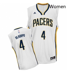Womens Adidas Indiana Pacers 4 Victor Oladipo Swingman White Home NBA Jersey Womens Adidas Indiana Pacers 4 Victor Oladipo Swingman White Home NBA Jersey