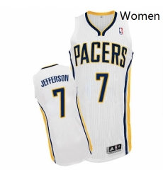 Womens Adidas Indiana Pacers 7 Al Jefferson Authentic White Home NBA Jersey Womens Adidas Indiana Pacers 7 Al Jefferson Authentic White Home NBA Jersey