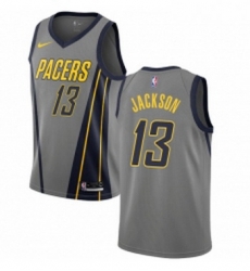 Womens Nike Indiana Pacers 13 Mark Jackson Swingman Gray NBA Jersey City Edition Womens Nike Indiana Pacers 13 Mark Jackson Swingman Gray NBA Jersey City Edition