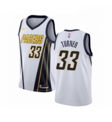 Womens Nike Indiana Pacers 33 Myles Turner White Swingman Jersey Earned Edition Womens Nike Indiana Pacers 33 Myles Turner White Swingman Jersey Earned Edition