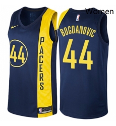 Womens Nike Indiana Pacers 44 Bojan Bogdanovic Swingman Navy Blue NBA Jersey City Edition Womens Nike Indiana Pacers 44 Bojan Bogdanovic Swingman Navy Blue NBA Jersey City Edition