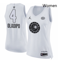 Womens Nike Jordan Indiana Pacers 4 Victor Oladipo Swingman White 2018 All Star Game NBA Jersey Womens Nike Jordan Indiana Pacers 4 Victor Oladipo Swingman White 2018 All Star Game NBA Jersey