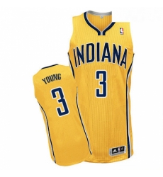 Youth Adidas Indiana Pacers 3 Joe Young Authentic Gold Alternate NBA Jersey Youth Adidas Indiana Pacers 3 Joe Young Authentic Gold Alternate NBA Jersey