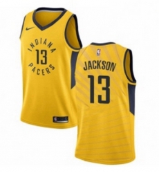Youth Nike Indiana Pacers 13 Mark Jackson Swingman Gold NBA Jersey Statement Edition Youth Nike Indiana Pacers 13 Mark Jackson Swingman Gold NBA Jersey Statement Edition