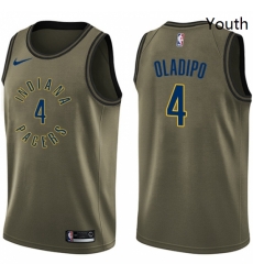 Youth Nike Indiana Pacers 4 Victor Oladipo Swingman Green Salute to Service NBA Jersey Youth Nike Indiana Pacers 4 Victor Oladipo Swingman Green Salute to Service NBA Jersey