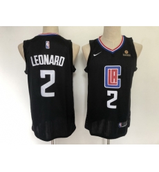 Clippers 2 Kawhi Leonard Black Nike Swingman Jersey Clippers 2 Kawhi Leonard Black Nike Swingman Jersey