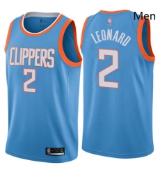 Clippers #2 Kawhi Leonard Blue Basketball Swingman City Edition Jersey Clippers #2 Kawhi Leonard Blue Basketball Swingman City Edition Jersey