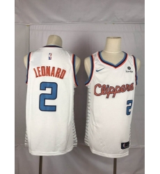 Clippers 2 Kawhi Leonard White Nike Throwback Swingman Jersey Clippers 2 Kawhi Leonard White Nike Throwback Swingman Jersey