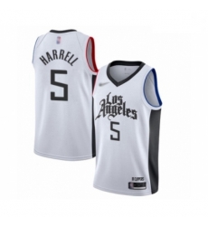 Clippers 5 Montrezl Harrell White Basketball Swingman City Edition 2019 20 Jersey Clippers 5 Montrezl Harrell White Basketball Swingman City Edition 2019 20 Jersey