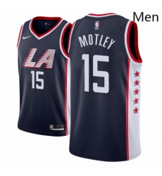 Men NBA 2018 19 Los Angeles Clippers 15 Johnathan Motley City Edition Navy Jersey Men NBA 2018 19 Los Angeles Clippers 15 Johnathan Motley City Edition Navy Jersey