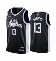 Men Nike Los Angeles Clippers 13 Paul George Black NBA Swingman 2020 21 City Edition Jersey Men Nike Los Angeles Clippers 13 Paul George Black NBA Swingman 2020 21 City Edition Jersey