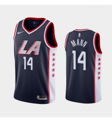 Men Nike Los Angeles Clippers Terance Mann 14 Stitched NBA Jersey Navy Men Nike Los Angeles Clippers Terance Mann 14 Stitched NBA Jersey Navy