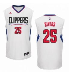 Mens Adidas Los Angeles Clippers 25 Austin Rivers Swingman White Home NBA Jersey Mens Adidas Los Angeles Clippers 25 Austin Rivers Swingman White Home NBA Jersey