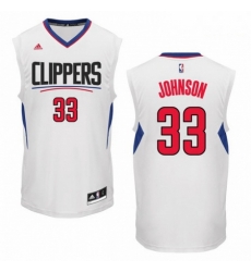 Mens Adidas Los Angeles Clippers 33 Wesley Johnson Authentic White Home NBA Jersey Mens Adidas Los Angeles Clippers 33 Wesley Johnson Authentic White Home NBA Jersey