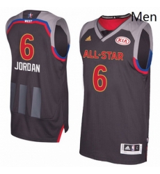 Mens Adidas Los Angeles Clippers 6 DeAndre Jordan Authentic Charcoal 2017 All Star NBA Jersey Mens Adidas Los Angeles Clippers 6 DeAndre Jordan Authentic Charcoal 2017 All Star NBA Jersey