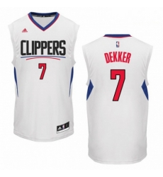 Mens Adidas Los Angeles Clippers 7 Sam Dekker Swingman White Home NBA Jersey Mens Adidas Los Angeles Clippers 7 Sam Dekker Swingman White Home NBA Jersey