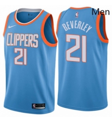 Mens Nike Los Angeles Clippers 21 Patrick Beverley Authentic Blue NBA Jersey City Edition Mens Nike Los Angeles Clippers 21 Patrick Beverley Authentic Blue NBA Jersey City Edition