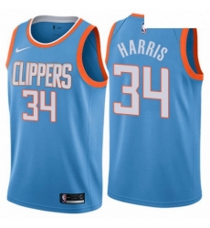 Mens Nike Los Angeles Clippers 34 Tobias Harris Swingman Blue NBA Jersey City Edition Mens Nike Los Angeles Clippers 34 Tobias Harris Swingman Blue NBA Jersey City Edition