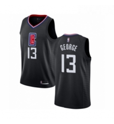 Womens Los Angeles Clippers 13 Paul George Authentic Black Basketball Jersey Statement Edition Womens Los Angeles Clippers 13 Paul George Authentic Black Basketball Jersey Statement Edition