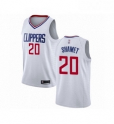 Womens Los Angeles Clippers 20 Landry Shamet Authentic White Basketball Jersey Association Edition Womens Los Angeles Clippers 20 Landry Shamet Authentic White Basketball Jersey Association Edition