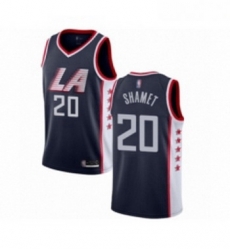 Youth Los Angeles Clippers 20 Landry Shamet Swingman Navy Blue Basketball Jersey City Edition Youth Los Angeles Clippers 20 Landry Shamet Swingman Navy Blue Basketball Jersey City Edition