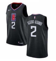 Youth Nike Los Angeles Clippers 2 Shai Gilgeous Alexander Swingman Black NBA Jersey Statement Edition Youth Nike Los Angeles Clippers 2 Shai Gilgeous Alexander Swingman Black NBA Jersey Statement Edition