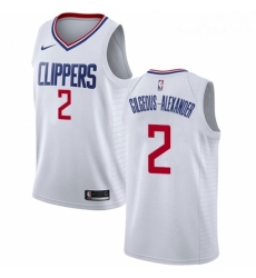 Youth Nike Los Angeles Clippers 2 Shai Gilgeous Alexander Swingman White NBA Jersey Association Edition Youth Nike Los Angeles Clippers 2 Shai Gilgeous Alexander Swingman White NBA Jersey Association Edition