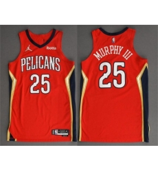 Men New Orleans Pelicans 25 Trey Murphy III 2022 Red Statement Edition Stitched Jersey Men New Orleans Pelicans 25 Trey Murphy III 2022 Red Statement Edition Stitched Jersey