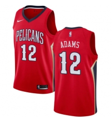 Men Nike New Orleans Pelicans 12 Steven Adams Red NBA Swingman Statement Edition Jersey Men Nike New Orleans Pelicans 12 Steven Adams Red NBA Swingman Statement Edition Jersey