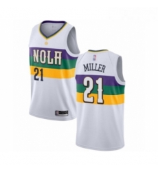 Mens New Orleans Pelicans 21 Darius Miller Authentic White Basketball Jersey City Edition Mens New Orleans Pelicans 21 Darius Miller Authentic White Basketball Jersey City Edition