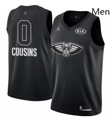 Mens Nike Jordan New Orleans Pelicans 0 DeMarcus Cousins Swingman Black 2018 All Star Game NBA Jersey Mens Nike Jordan New Orleans Pelicans 0 DeMarcus Cousins Swingman Black 2018 All Star Game NBA Jersey