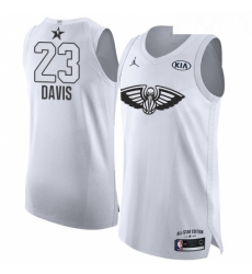 Mens Nike Jordan New Orleans Pelicans 23 Anthony Davis Authentic White 2018 All Star Game NBA Jersey Mens Nike Jordan New Orleans Pelicans 23 Anthony Davis Authentic White 2018 All Star Game NBA Jersey