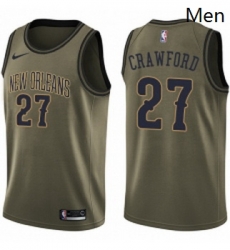 Mens Nike New Orleans Pelicans 27 Jordan Crawford Swingman Green Salute to Service NBA Jersey Mens Nike New Orleans Pelicans 27 Jordan Crawford Swingman Green Salute to Service NBA Jersey