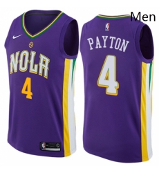 Mens Nike New Orleans Pelicans 4 Elfrid Payton Swingman Purple NBA Jersey City Edition Mens Nike New Orleans Pelicans 4 Elfrid Payton Swingman Purple NBA Jersey City Edition