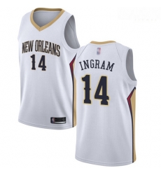 Pelicans #14 Brandon Ingram White Basketball Swingman Association Edition Jersey Pelicans #14 Brandon Ingram White Basketball Swingman Association Edition Jersey