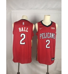 Pelicans 2 Lonzo Ball Red Nike Swingman Jersey Pelicans 2 Lonzo Ball Red Nike Swingman Jersey