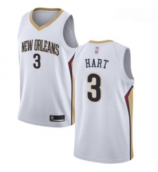 Pelicans #3 Josh Hart White Basketball Swingman Association Edition Jersey Pelicans #3 Josh Hart White Basketball Swingman Association Edition Jersey