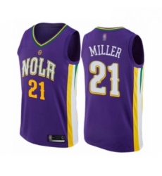 Womens New Orleans Pelicans 21 Darius Miller Swingman Purple Basketball Jersey City Edition Womens New Orleans Pelicans 21 Darius Miller Swingman Purple Basketball Jersey City Edition