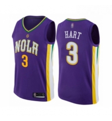 Womens New Orleans Pelicans 3 Josh Hart Swingman Purple Basketball Jersey City Edition Womens New Orleans Pelicans 3 Josh Hart Swingman Purple Basketball Jersey City Edition