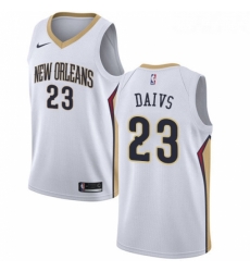 Womens Nike New Orleans Pelicans 23 Anthony Davis Swingman White Home NBA Jersey Association Edition Womens Nike New Orleans Pelicans 23 Anthony Davis Swingman White Home NBA Jersey Association Edition
