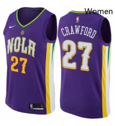 Womens Nike New Orleans Pelicans 27 Jordan Crawford Swingman Purple NBA Jersey City Edition Womens Nike New Orleans Pelicans 27 Jordan Crawford Swingman Purple NBA Jersey City Edition