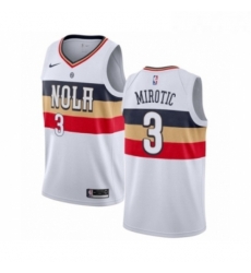 Womens Nike New Orleans Pelicans 3 Nikola Mirotic White Swingman Jersey Earned Edition Womens Nike New Orleans Pelicans 3 Nikola Mirotic White Swingman Jersey Earned Edition
