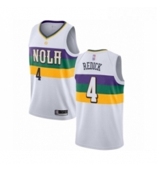 Youth New Orleans Pelicans 4 JJ Redick Swingman White Basketball Jersey City Edition Youth New Orleans Pelicans 4 JJ Redick Swingman White Basketball Jersey City Edition