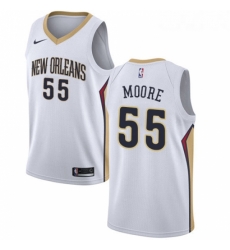 Youth Nike New Orleans Pelicans 55 ETwaun Moore Swingman White Home NBA Jersey Association Edition Youth Nike New Orleans Pelicans 55 ETwaun Moore Swingman White Home NBA Jersey Association Edition