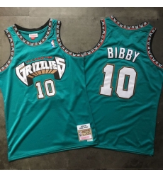 Grizzlies 10 Mike Bibby Teal 1998 99 Hardwood Classics Jersey Grizzlies 10 Mike Bibby Teal 1998 99 Hardwood Classics Jersey