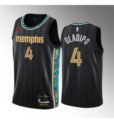 Men Memphis Grizzlies 4 Victor Oladipo Black 2020 21 City Edition Stitched Jersey Men Memphis Grizzlies 4 Victor Oladipo Black 2020 21 City Edition Stitched Jersey